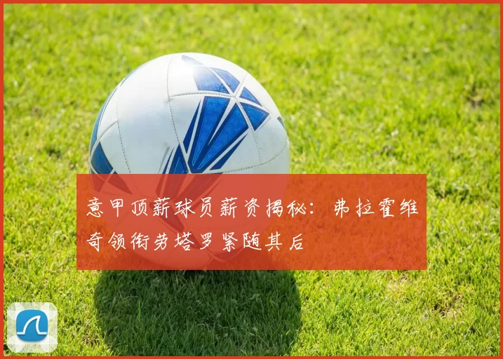 意甲顶薪球员薪资揭秘：弗拉霍维奇领衔劳塔罗紧随其后
